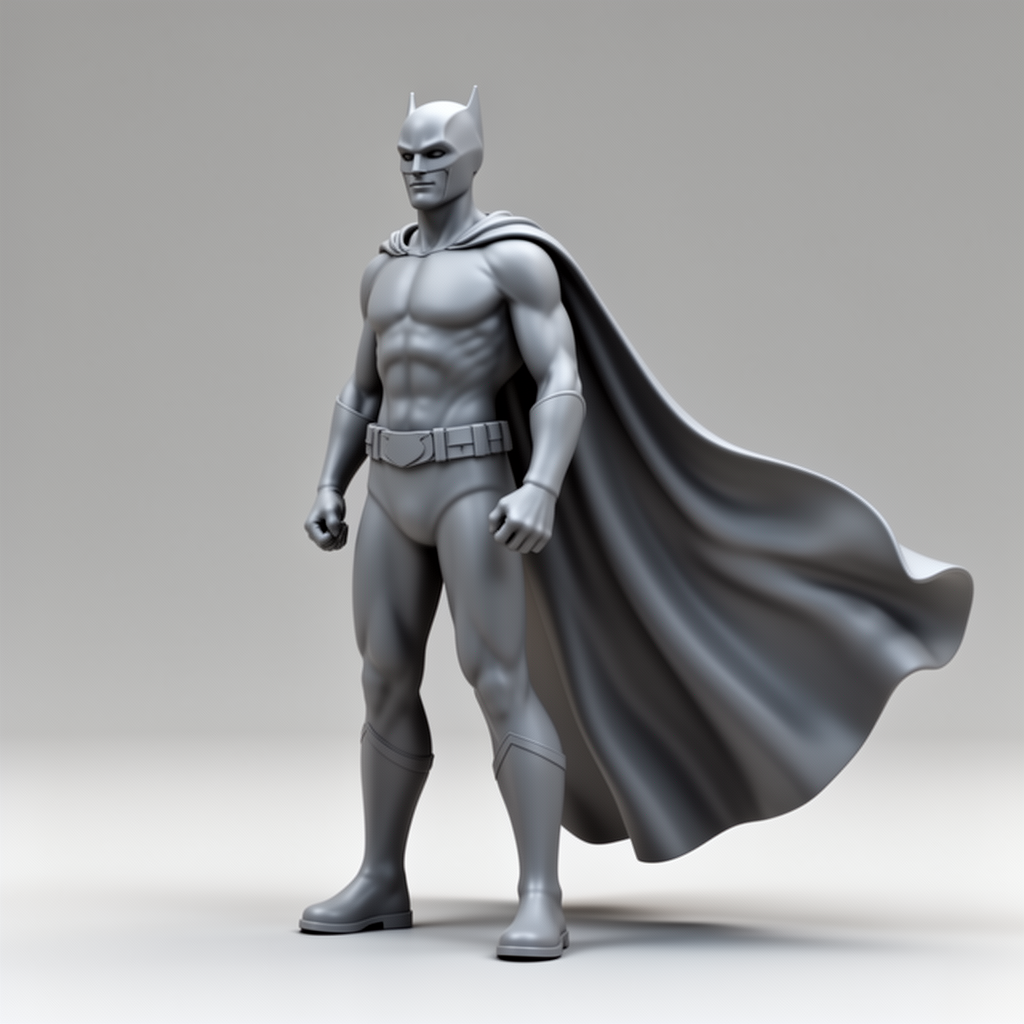 Superhero Cape Figurine free 3D printable STL