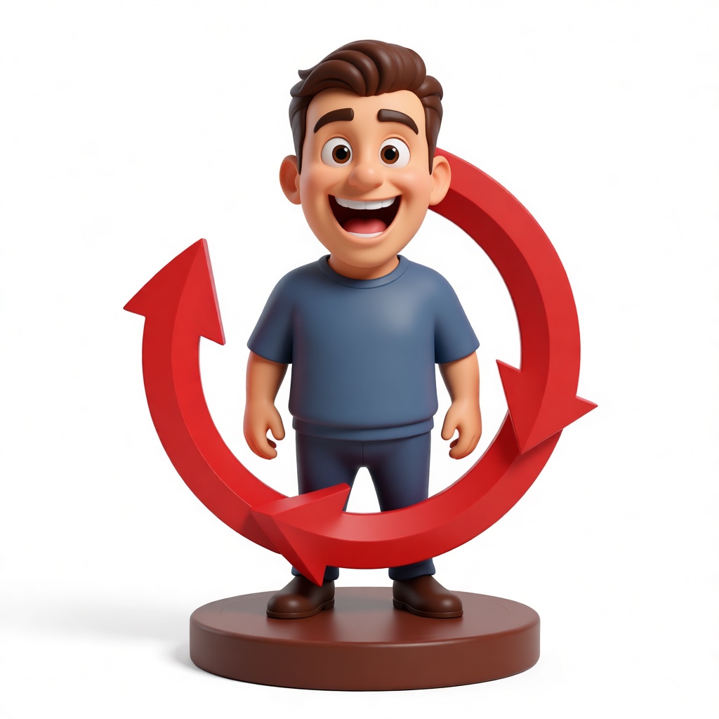 Happy Man Figurine free 3D printable STL