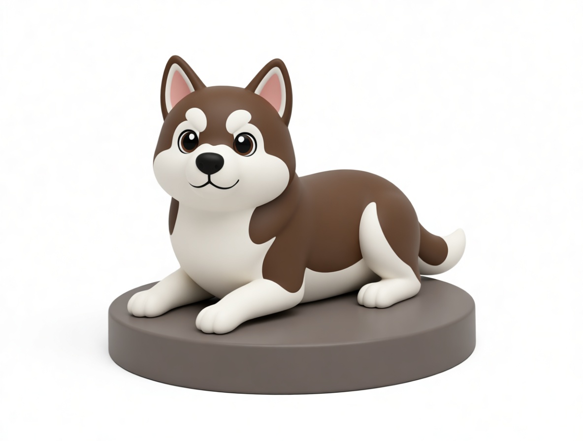 Husky Dog Figurine free 3D printable STL