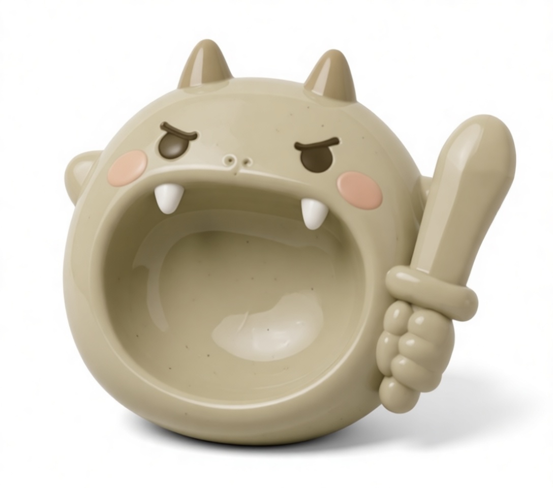 Angry Monster Figurine free 3D printable STL