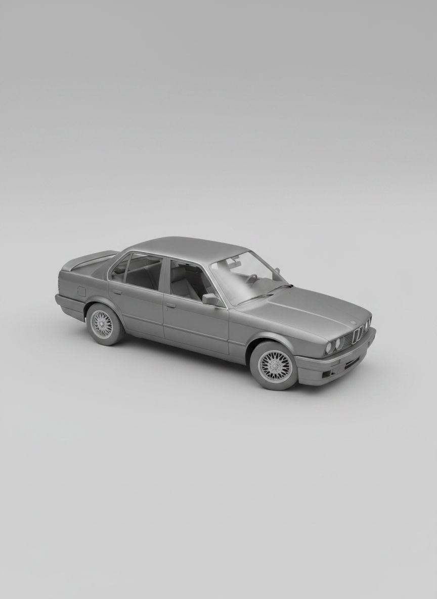 BMW E30 M3 Model free 3D printable STL