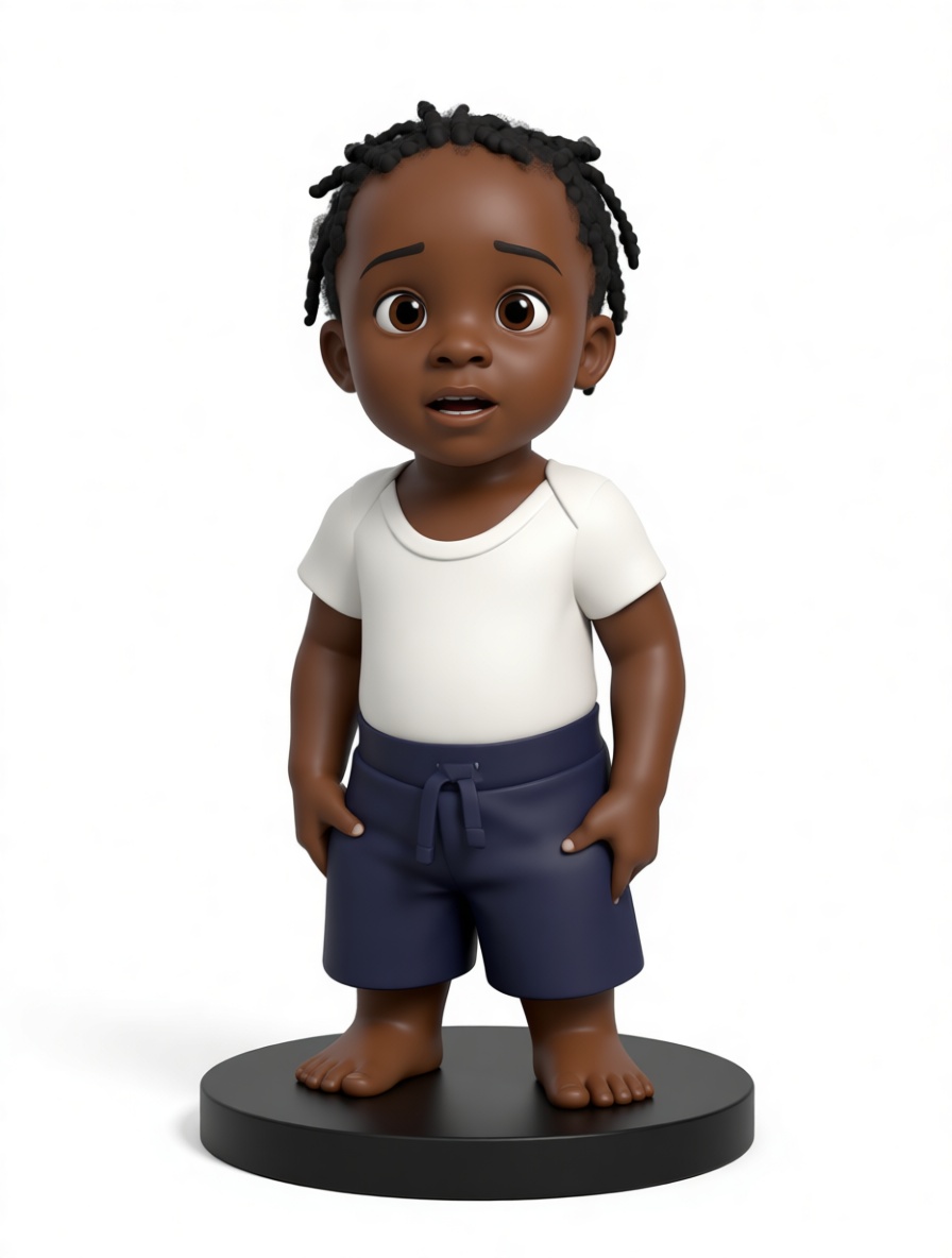 Toddler Boy Figurine free 3D printable STL