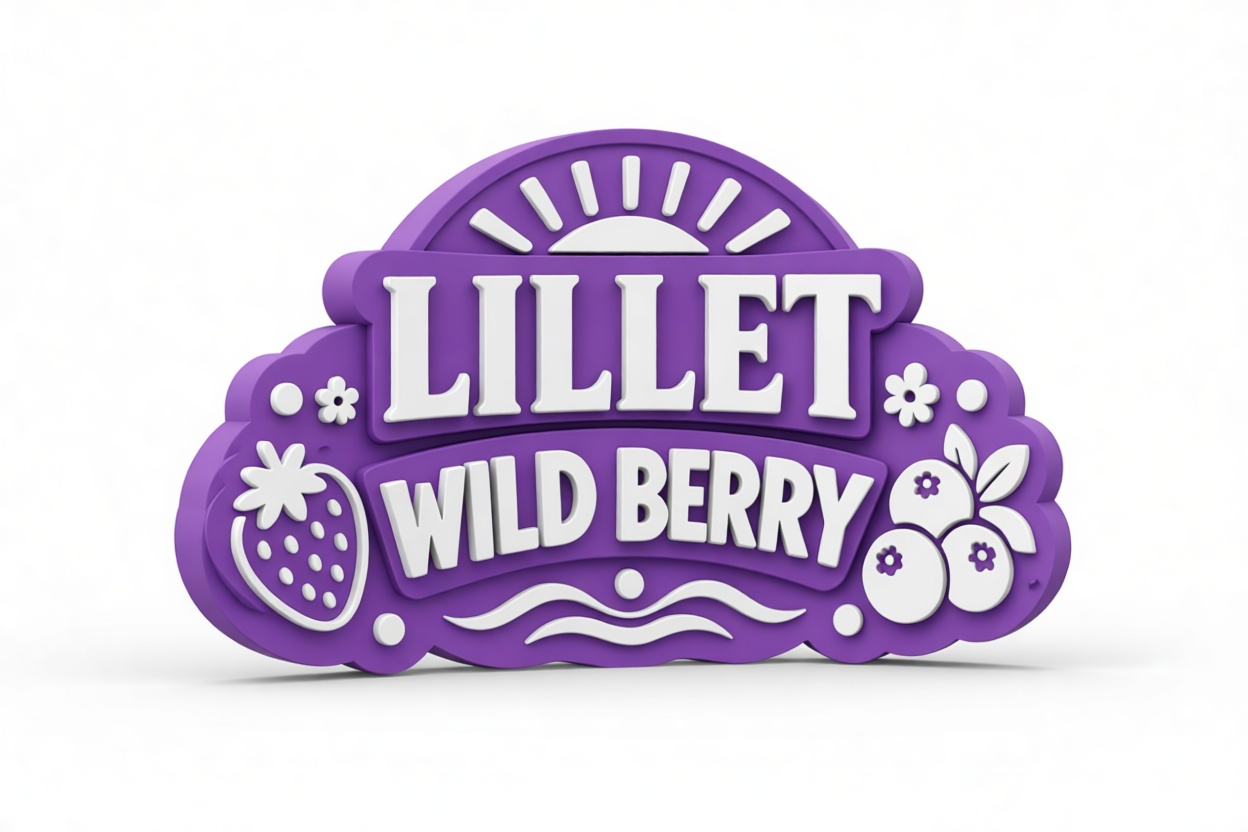 Lillet Wild Berry Logo free 3D printable STL