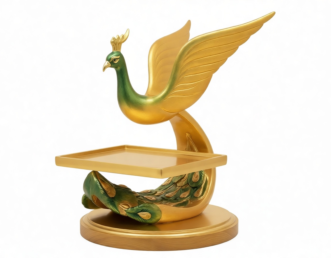 Golden Peacock Holder free 3D printable STL