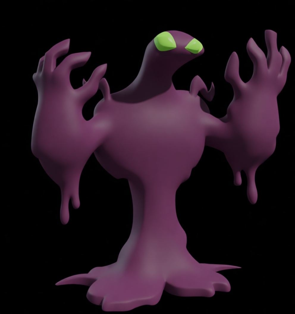 Gengar Ghost Figurine free 3D printable STL