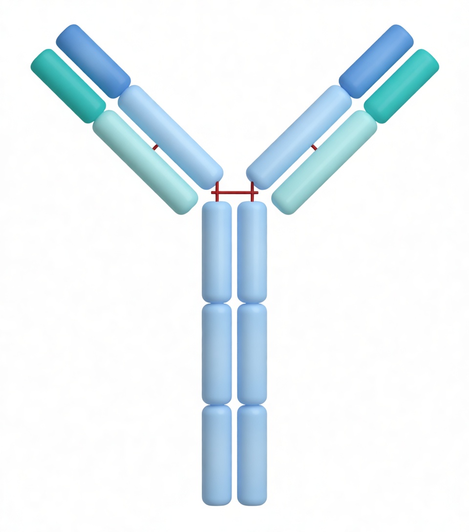 Antibody Y Structure Model free 3D printable STL