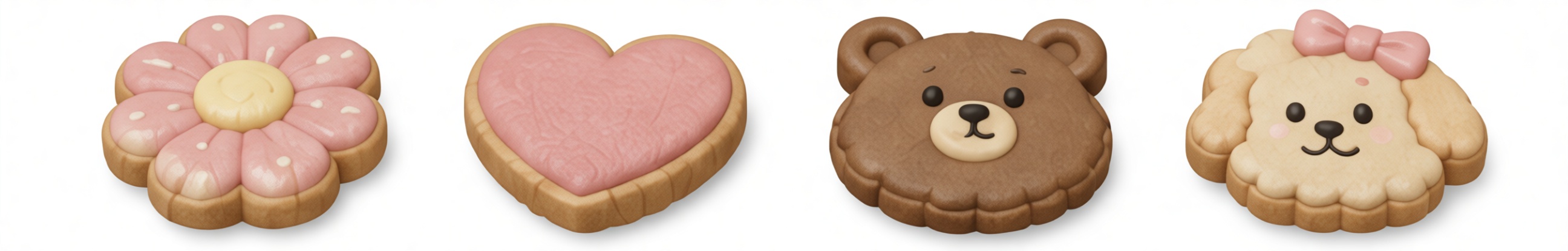 Decorative Cookie Figurines free 3D printable STL