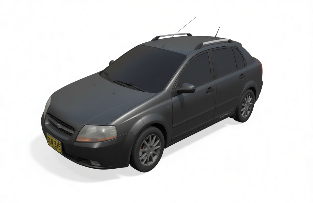 Ford Focus Sedan Model free 3D printable STL