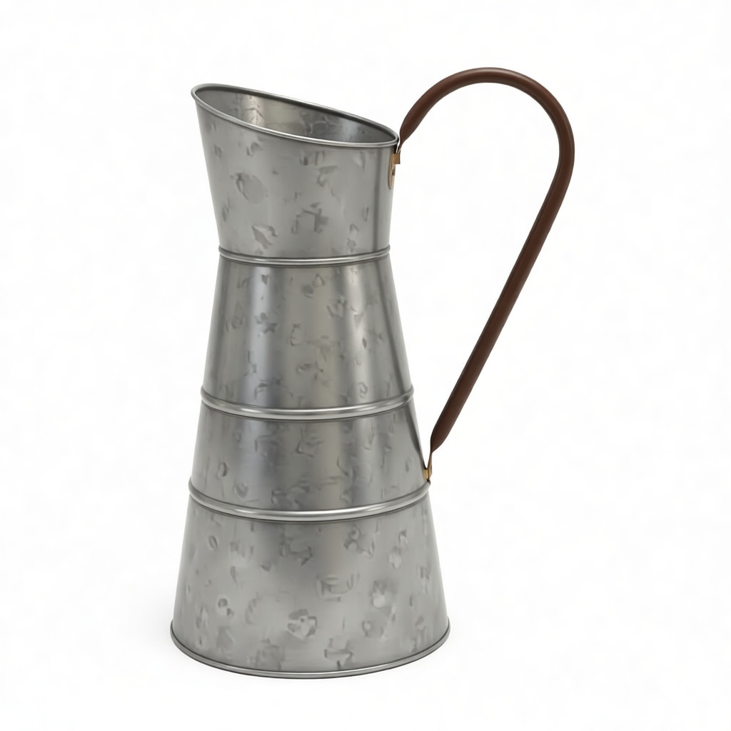 Galvanized Water Pitcher free 3D printable STL