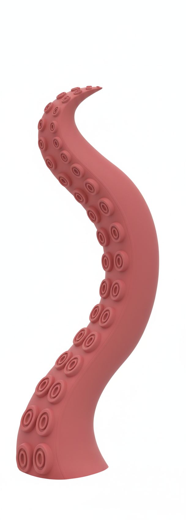 Stylized Octopus Tentacle free 3D printable STL