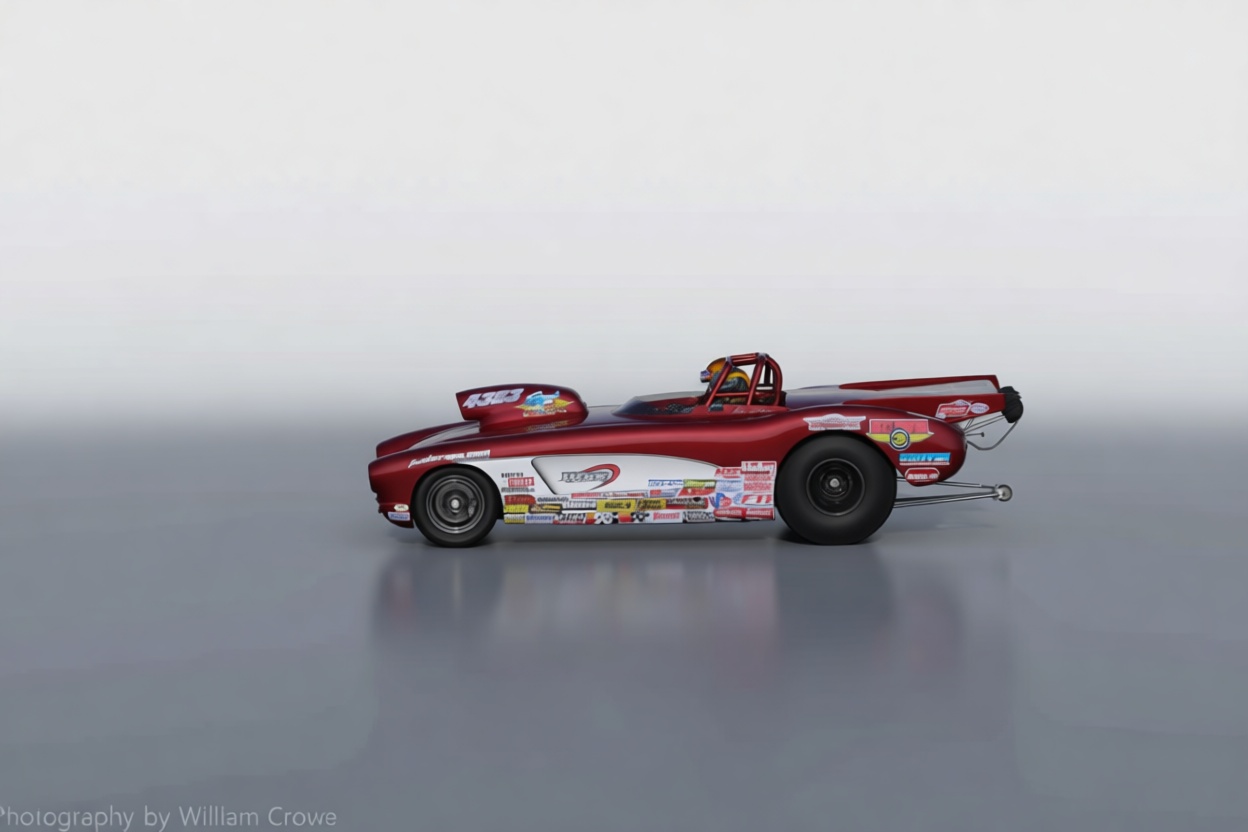 Top Fuel Dragster Model free 3D printable STL
