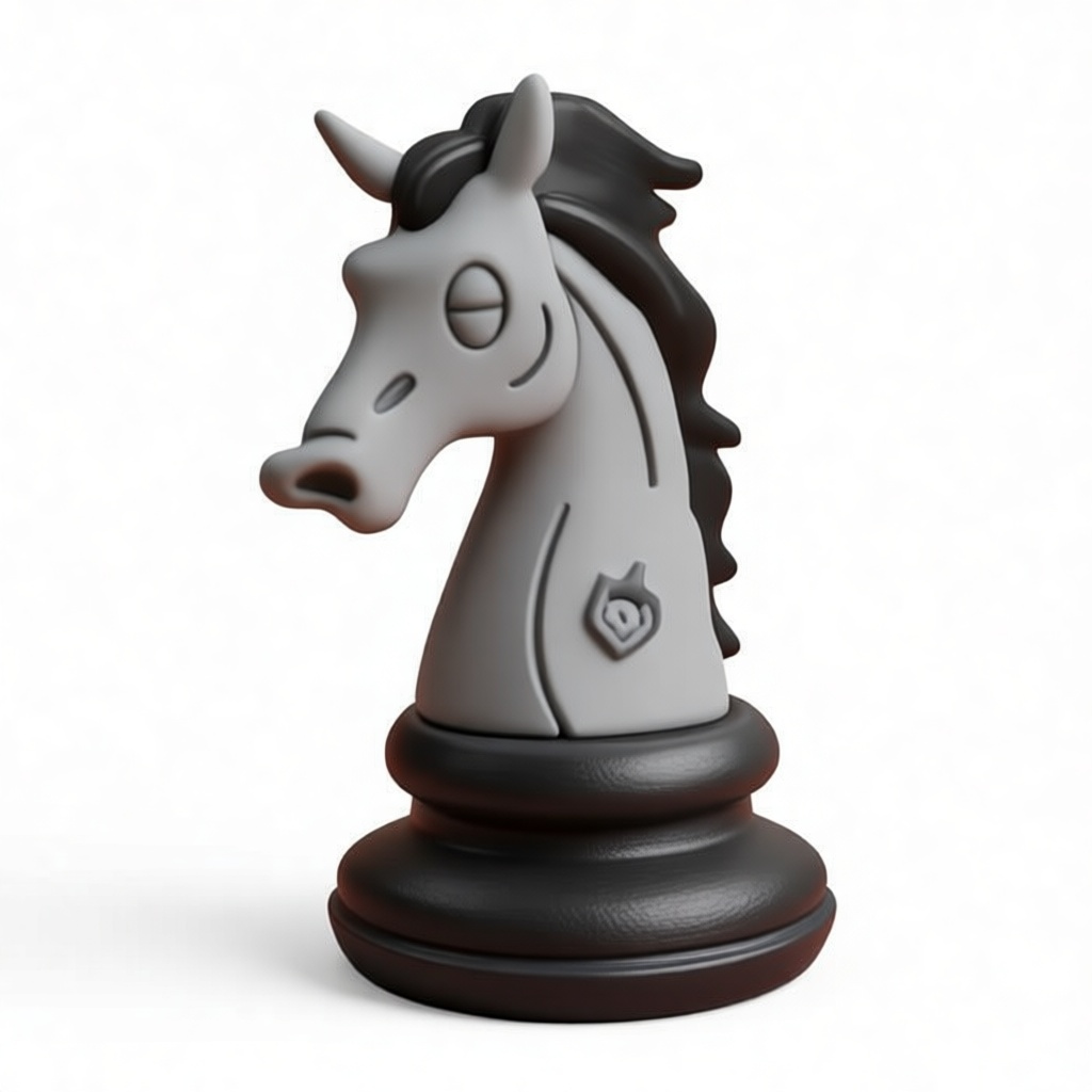 Knight Chess Piece free 3D printable STL