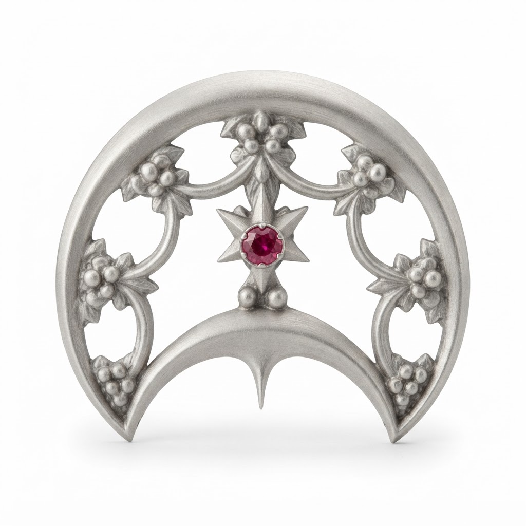 Vintage Brooch Pendant free 3D printable STL