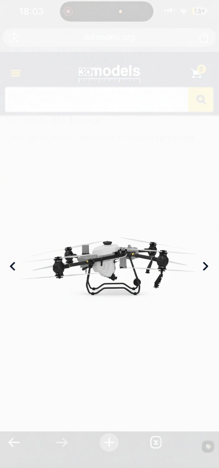 DJI Agras T20 Drone Model free 3D printable STL