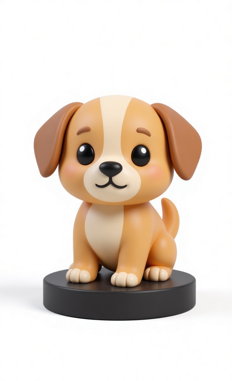 Beagle Puppy Figurine free 3D printable STL