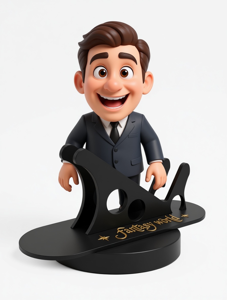Cartoon Businessman Figurine free 3D printable STL