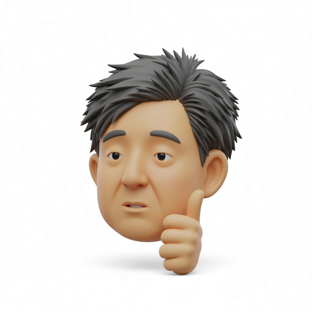 Asian Man Head Bust free 3D printable STL