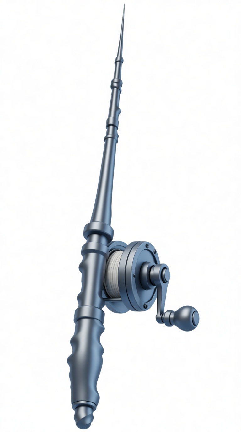 Telescopic Fishing Rod Model free 3D printable STL