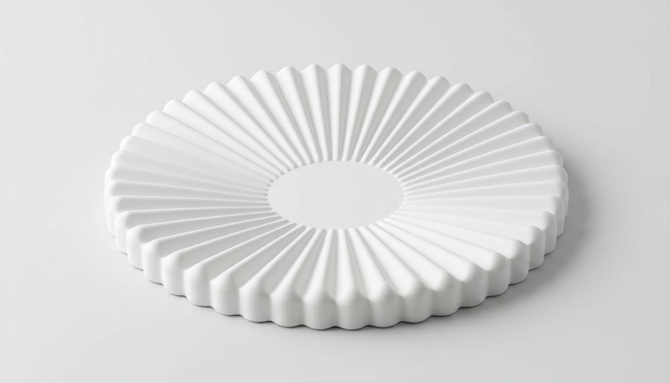 Radial Pattern Coaster free 3D printable STL