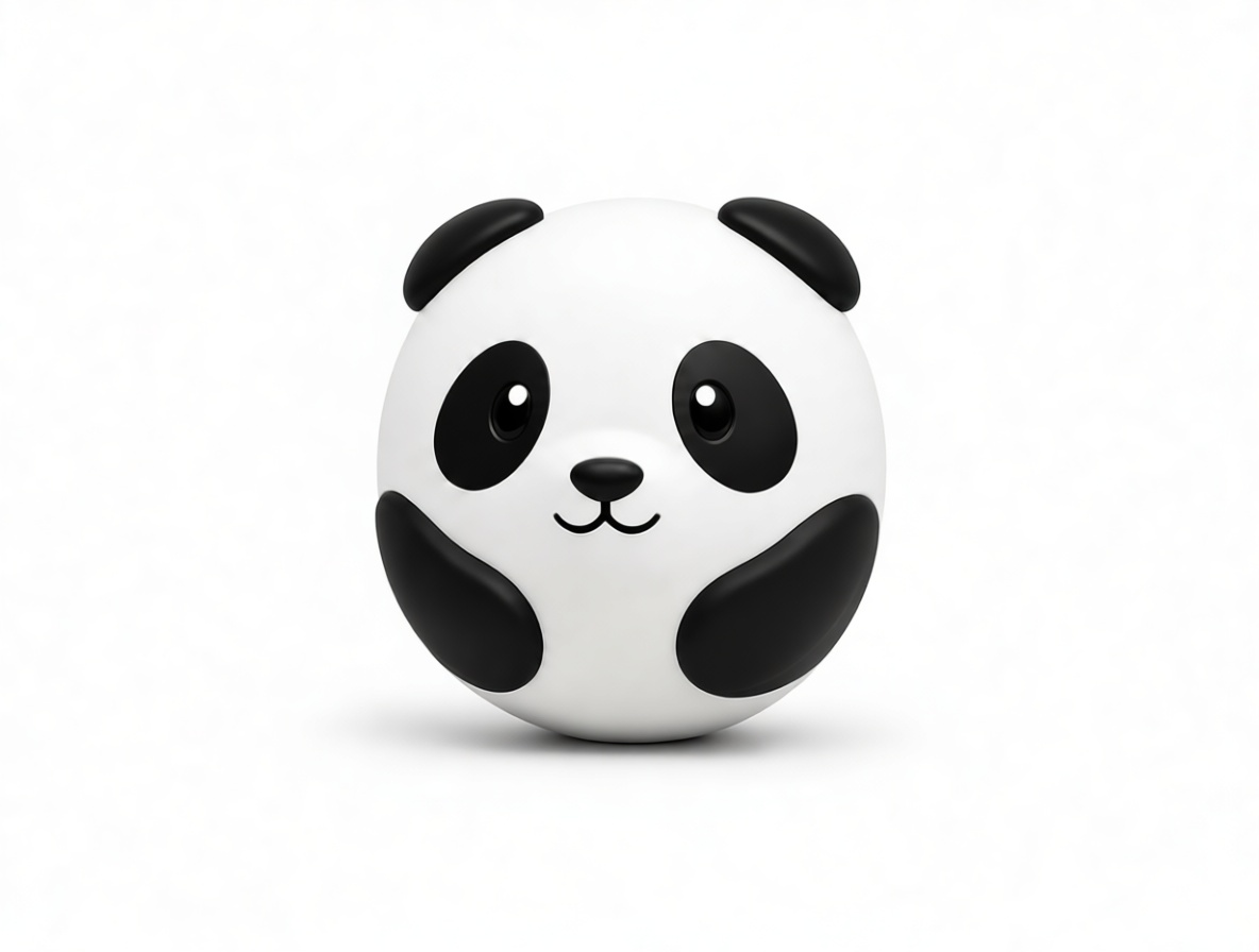 Panda Ball Figurine free 3D printable STL
