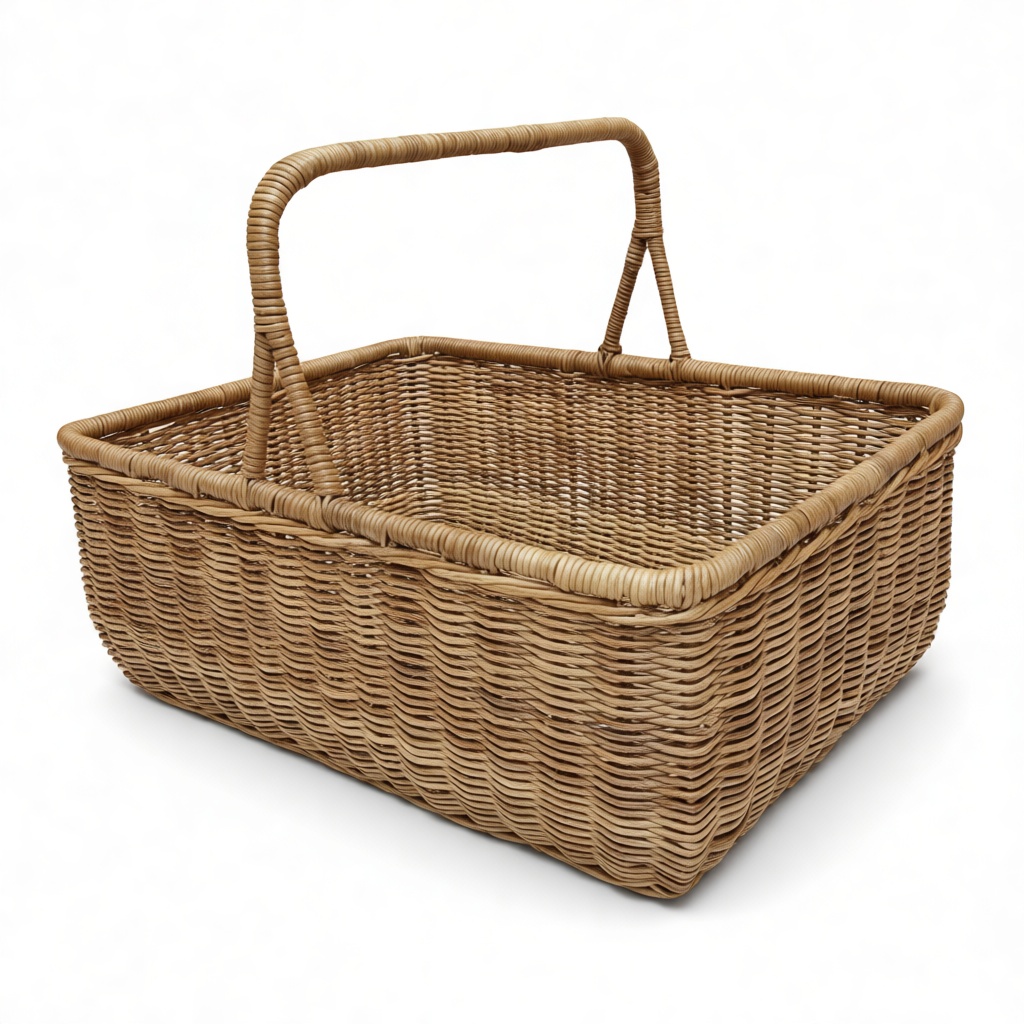 Wicker Picnic Basket free 3D printable STL