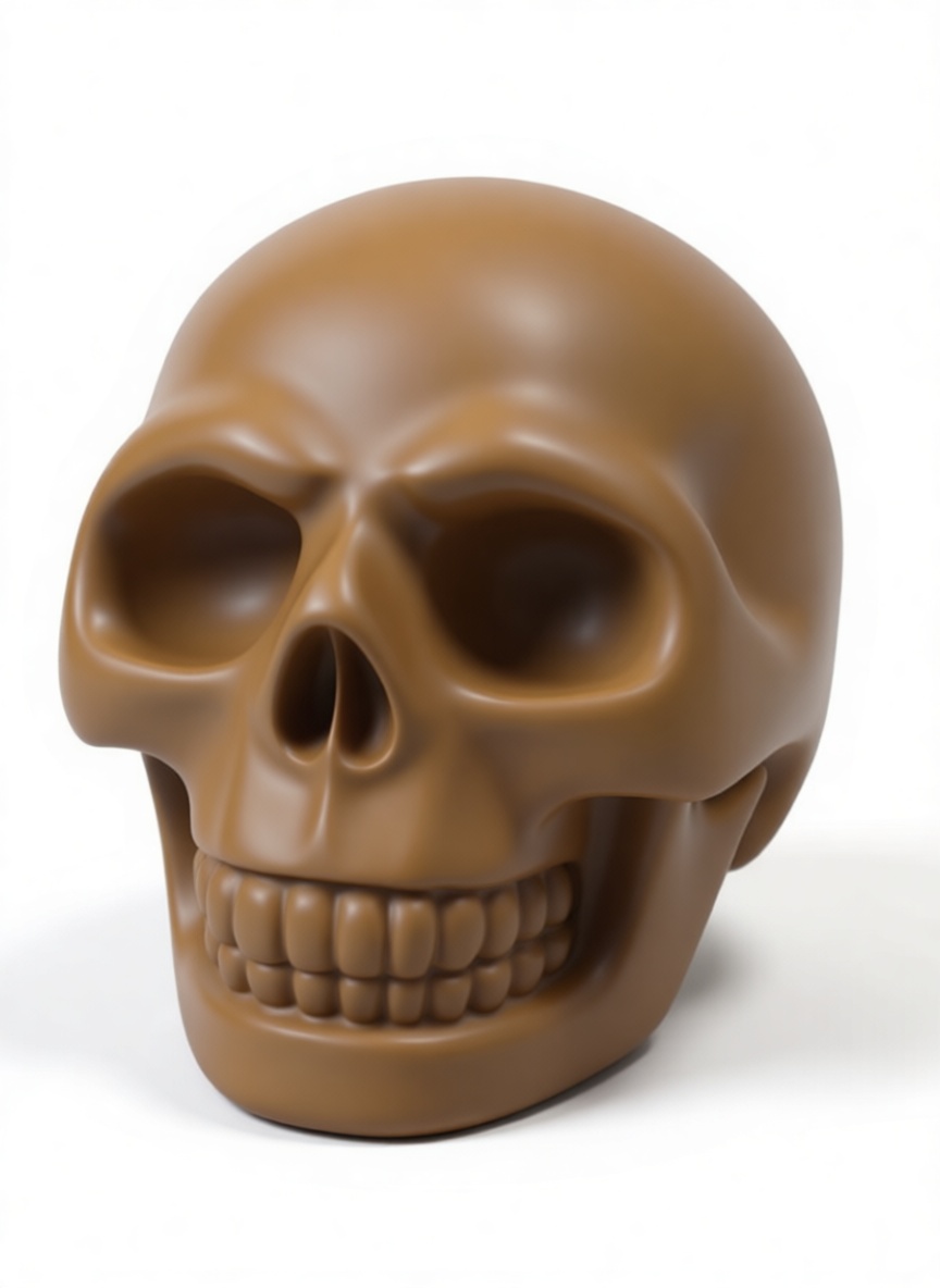Human Skull Model free 3D printable STL