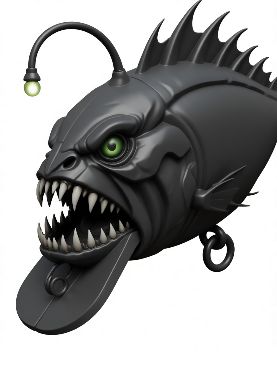 Anglerfish Lure Figurine free 3D printable STL