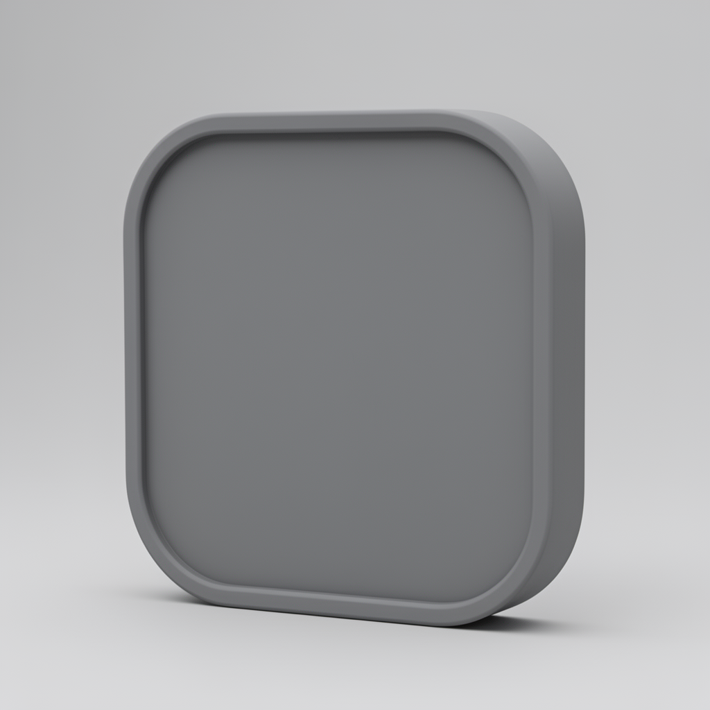 Rounded Corner Square free 3D printable STL