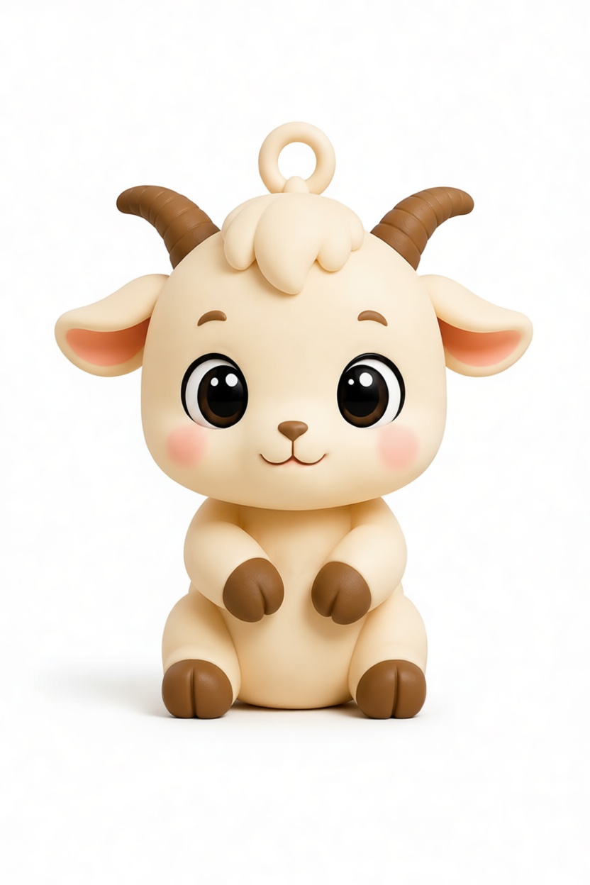Cute Goat Figurine free 3D printable STL