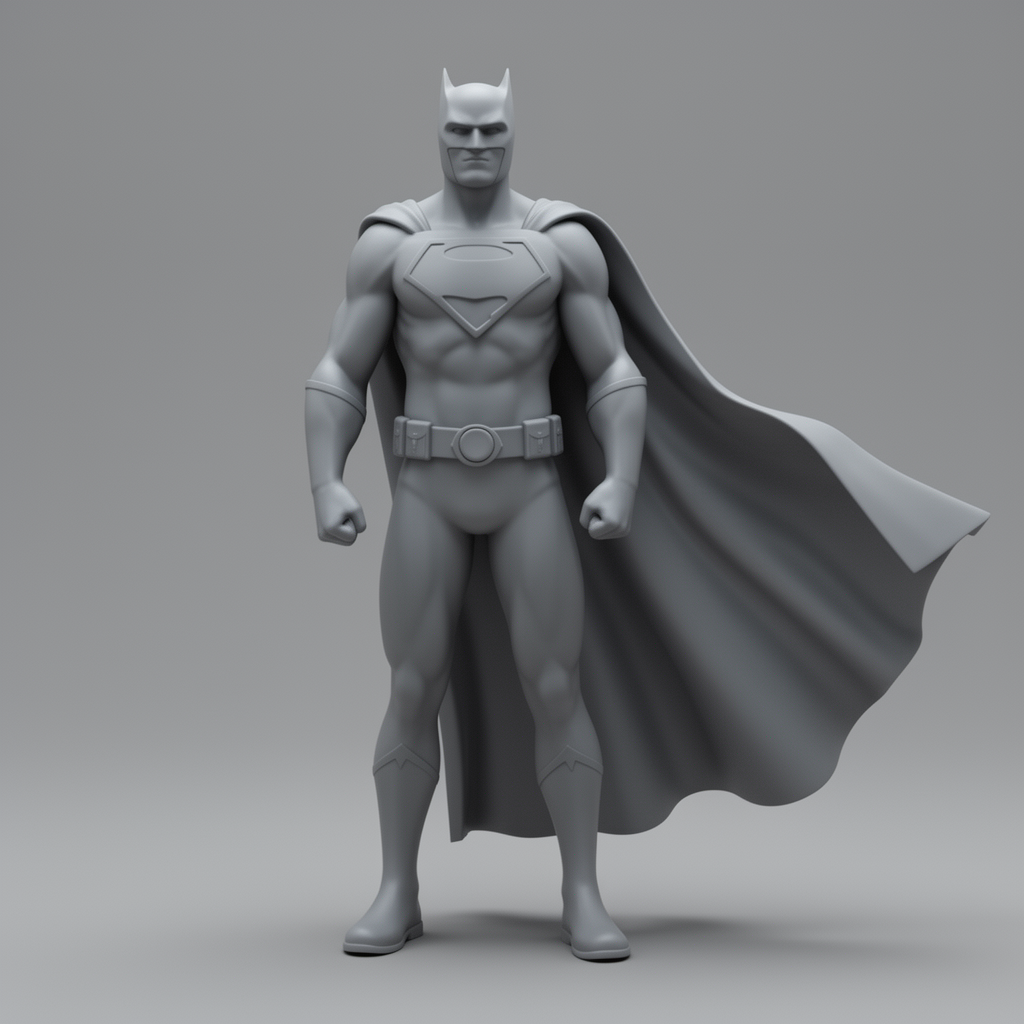 Superhero Standing Figurine free 3D printable STL