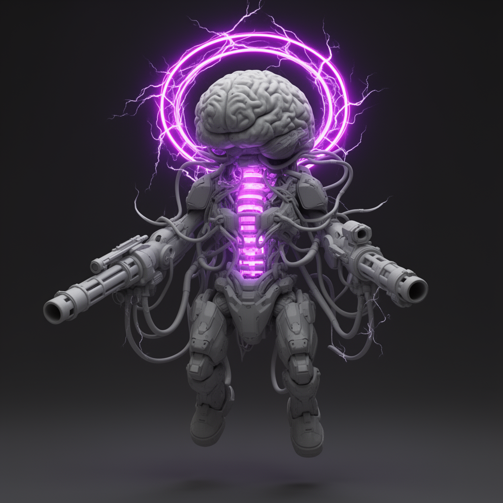 Zoanthrope Cyberpunk Figurine free 3D printable STL