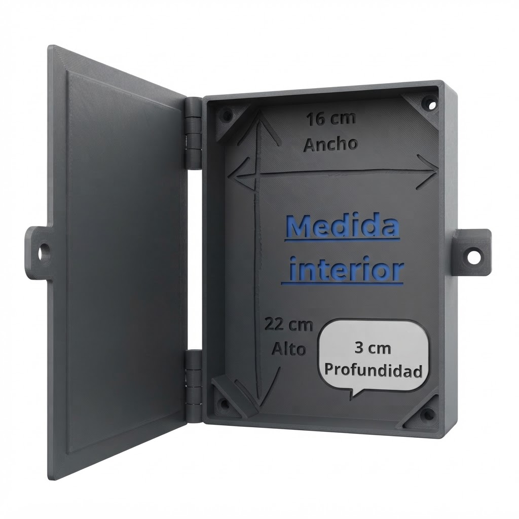 Wall Mount Junction Box free 3D printable STL