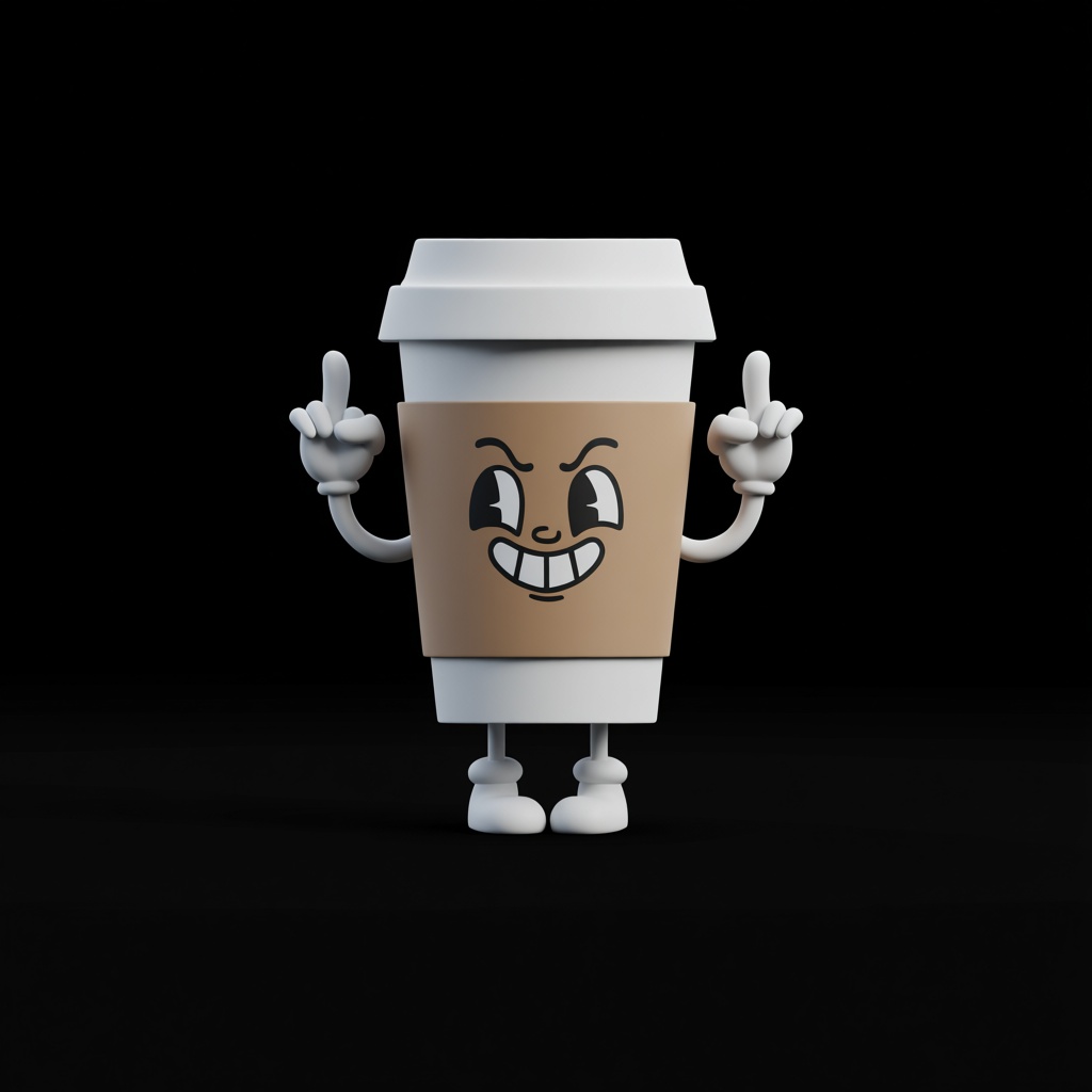 Coffee Cup Figurine free 3D printable STL