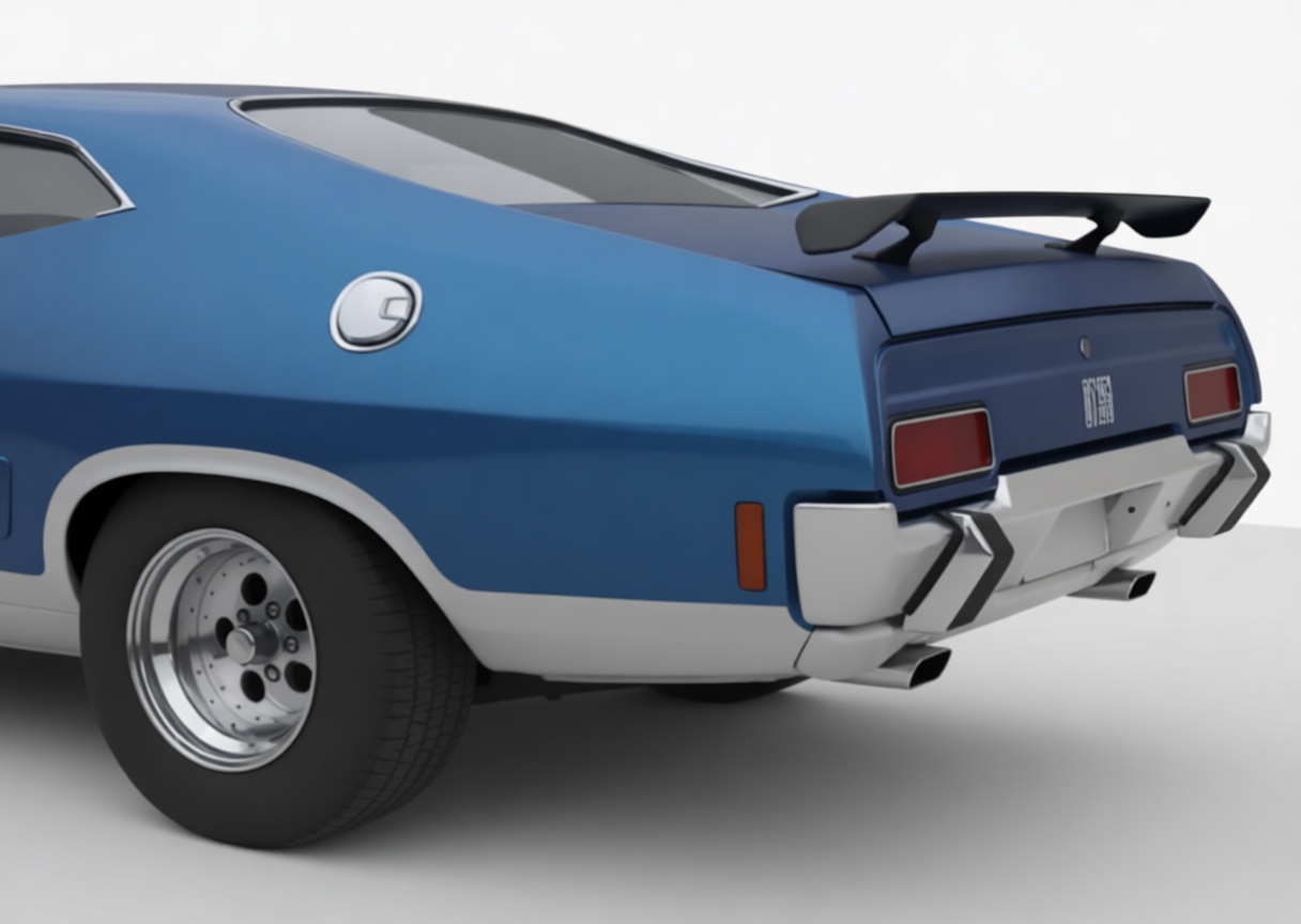 1971 Ford Mustang Mach 1 Model free 3D printable STL