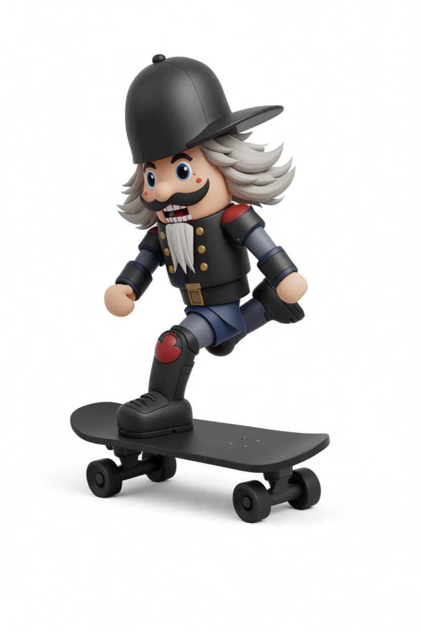 Medieval Knight Skateboarder Figurine free 3D printable STL