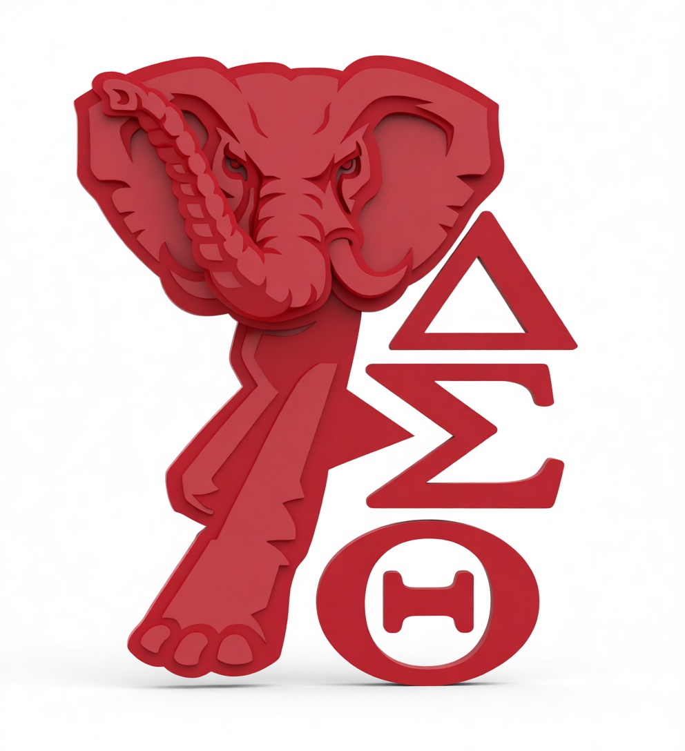 Elephant Logo Relief free 3D printable STL