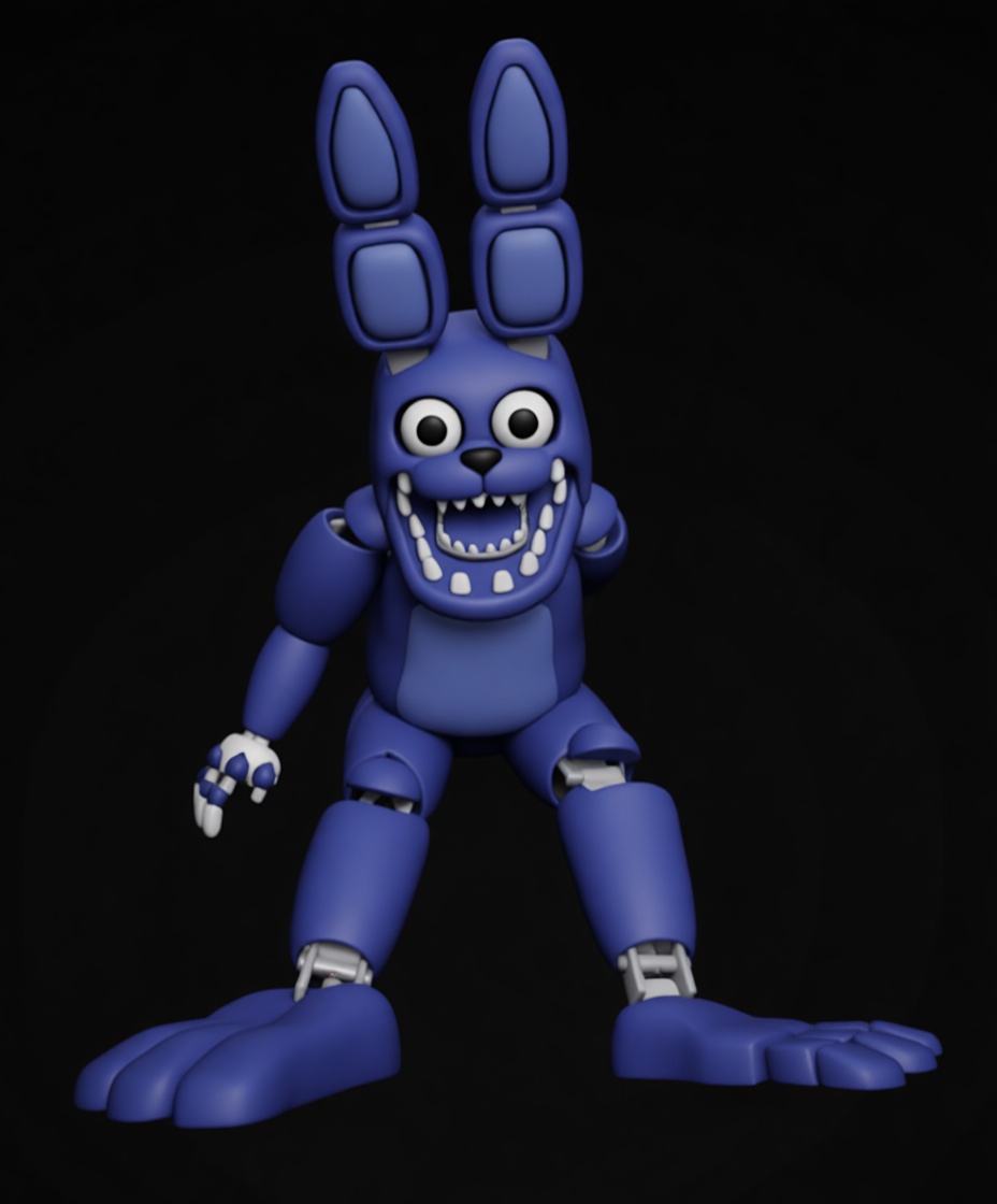 Bonnie Animatronic Figurine free 3D printable STL