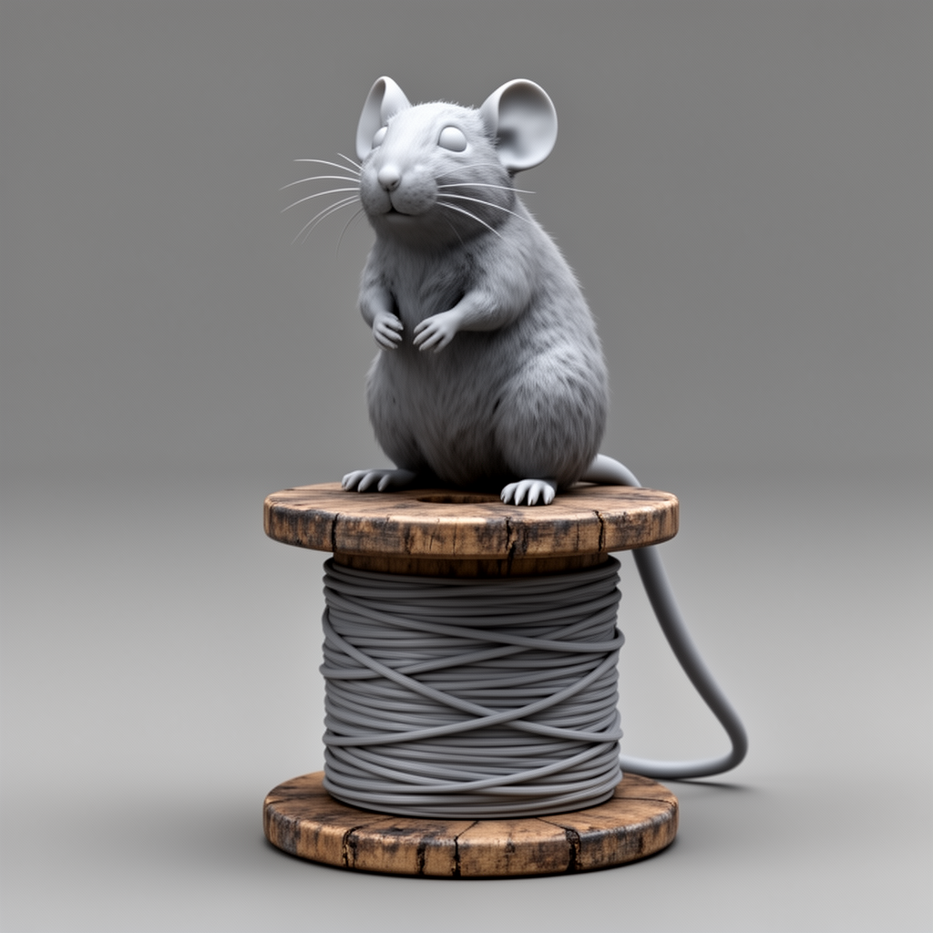 Realistic Mouse Figurine free 3D printable STL