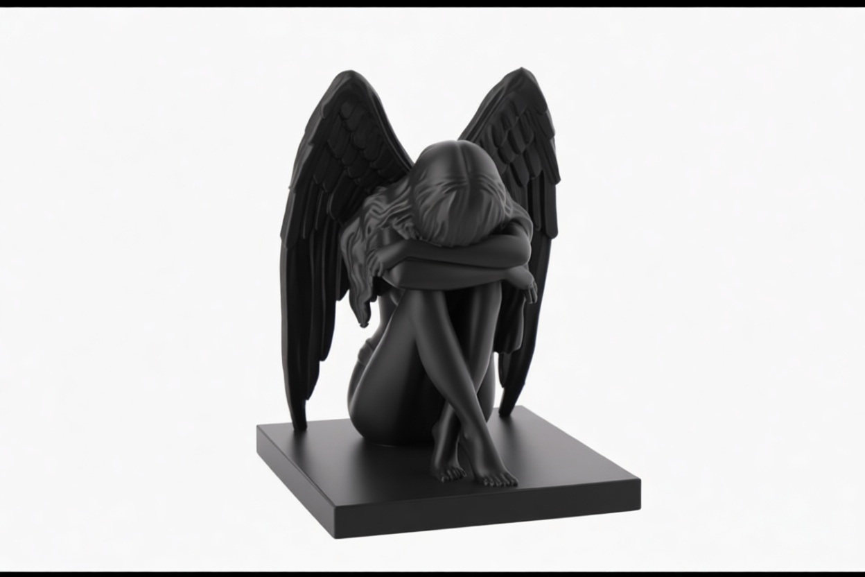 Weeping Angel Statue free 3D printable STL