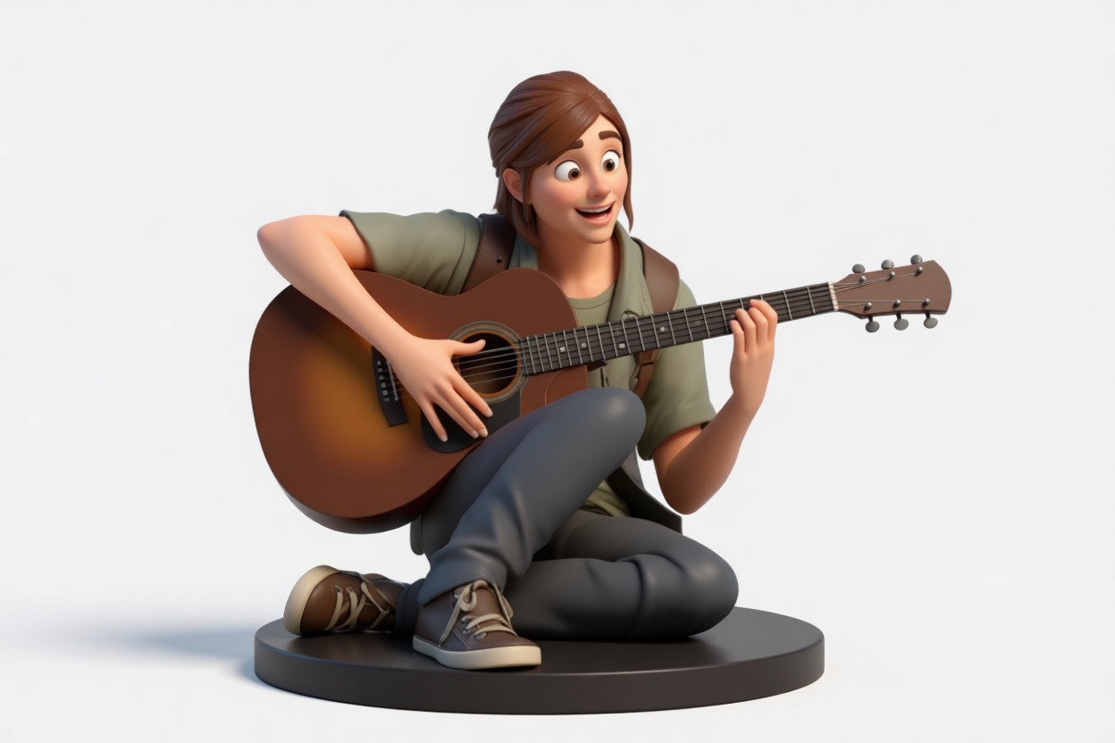 Young Musician Figurine free 3D printable STL