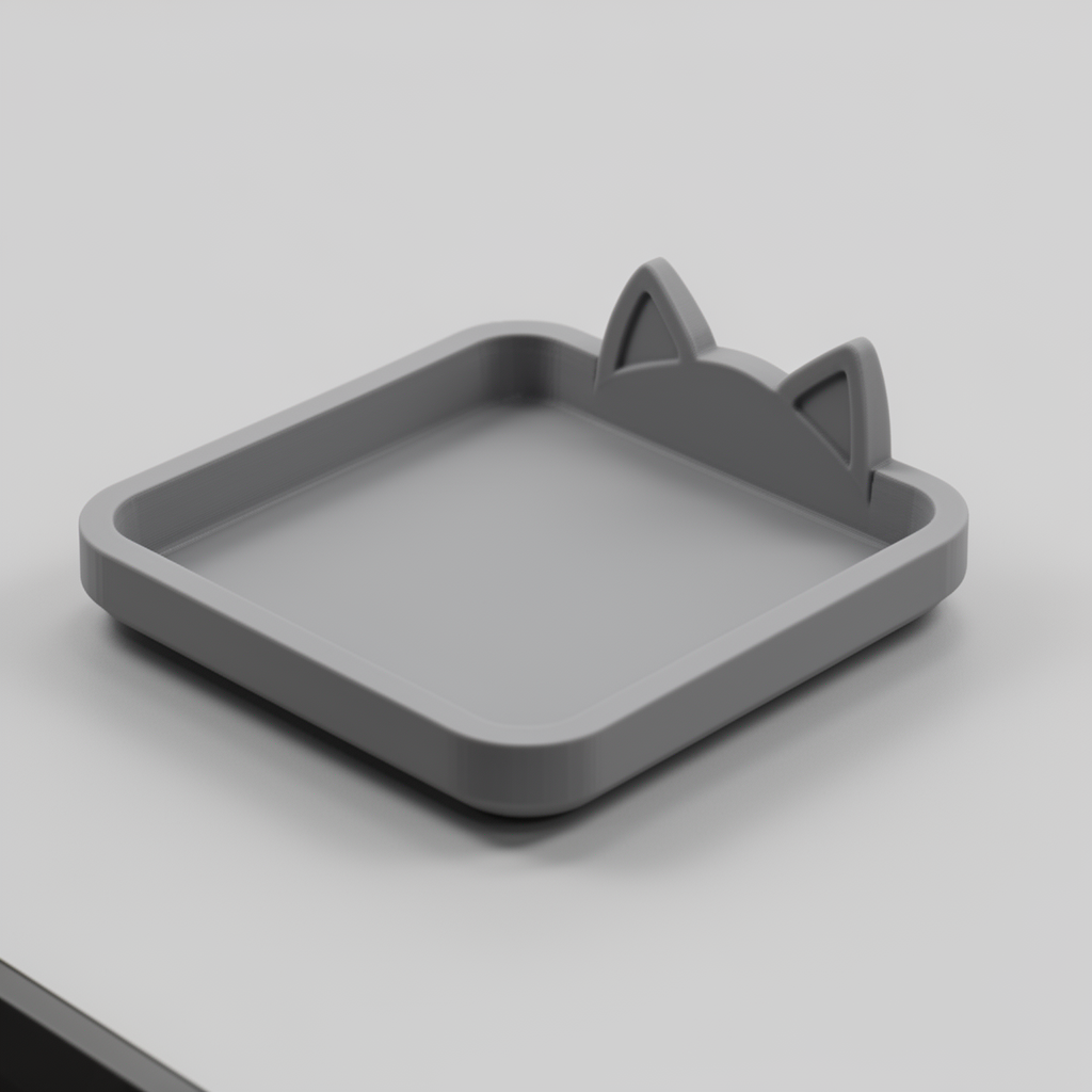 Cat Ear Tray free 3D printable STL