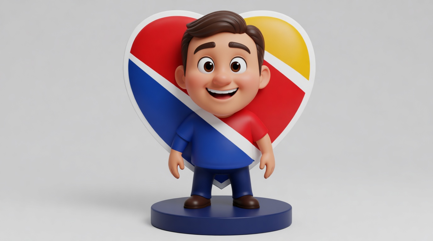 Southwest Airlines Mascot Figurine free 3D printable STL