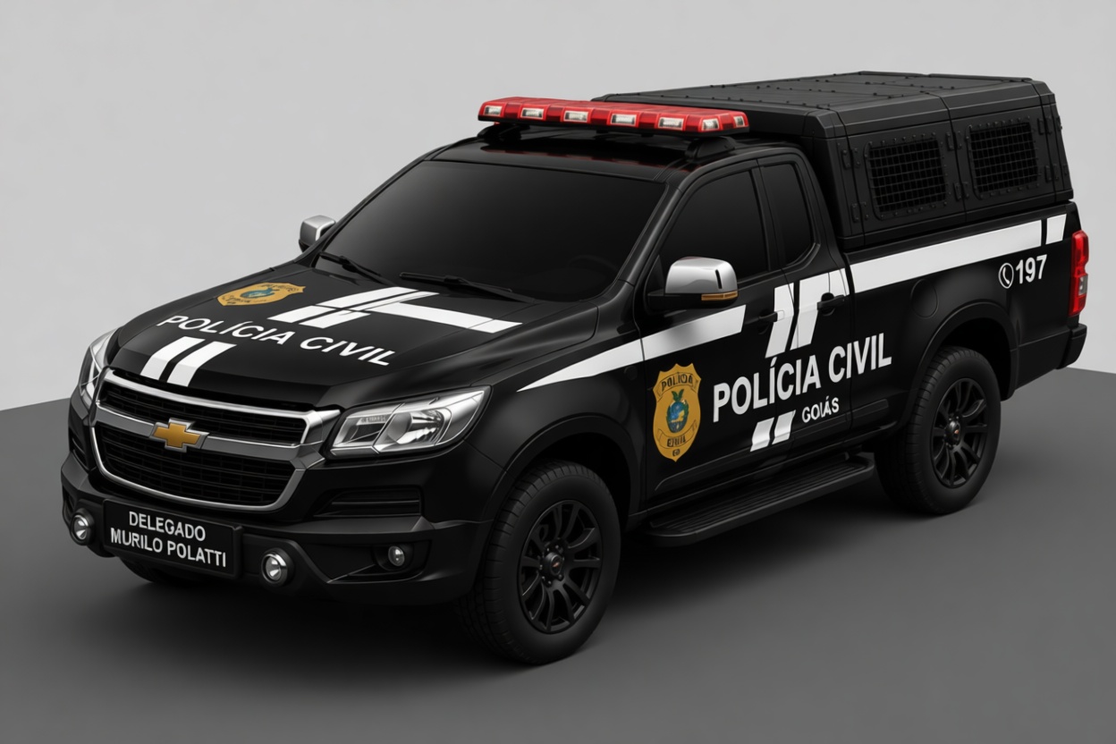 Chevrolet S10 Polícia Civil Model free 3D printable STL