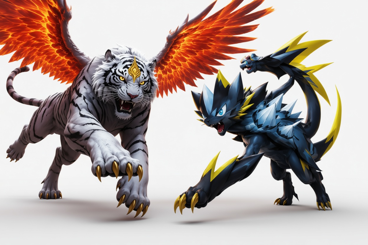 Thundurus and Tornadus Figures free 3D printable STL