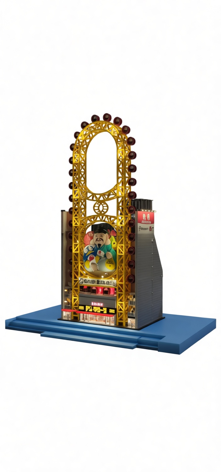 Don Quijote Pachinko Building free 3D printable STL