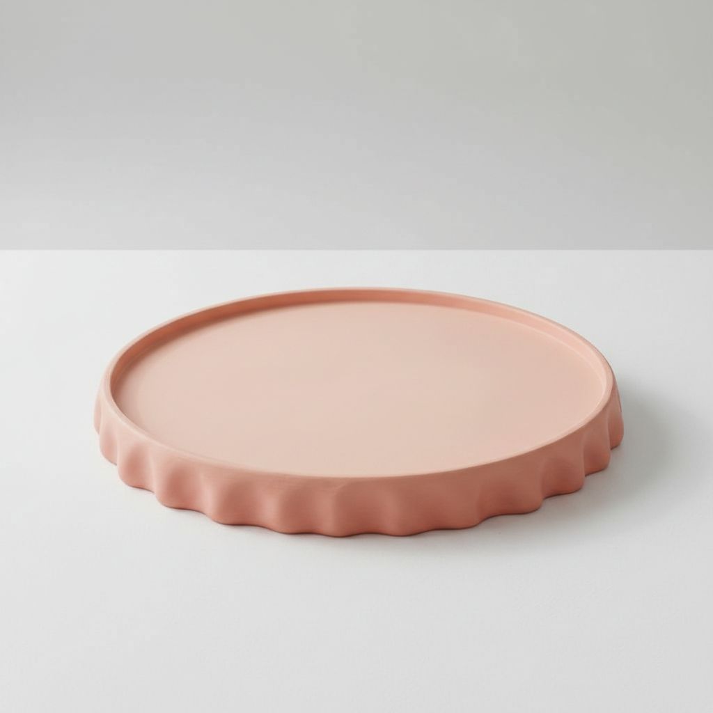 Scalloped Edge Tray free 3D printable STL