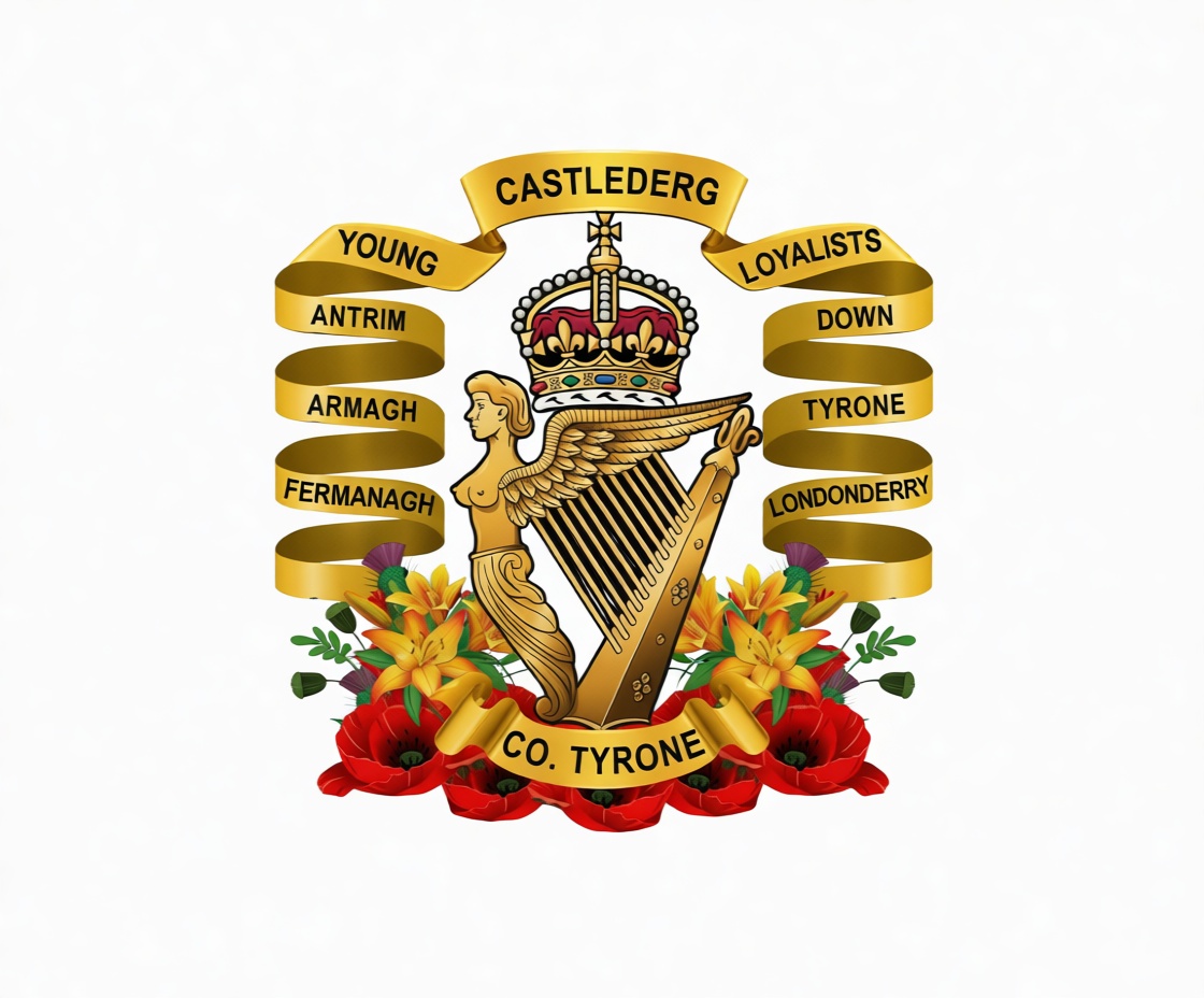 Co. Tyrone Harp Emblem free 3D printable STL