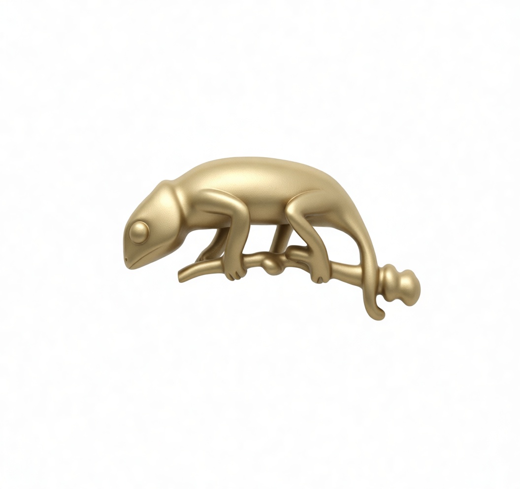 Chameleon Figurine free 3D printable STL