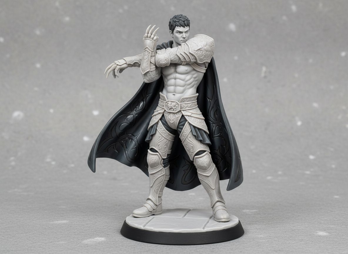 Fantasy Warrior Figurine free 3D printable STL