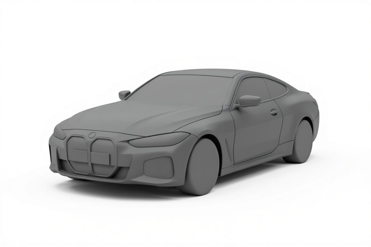 BMW 4 Series Coupe Model free 3D printable STL